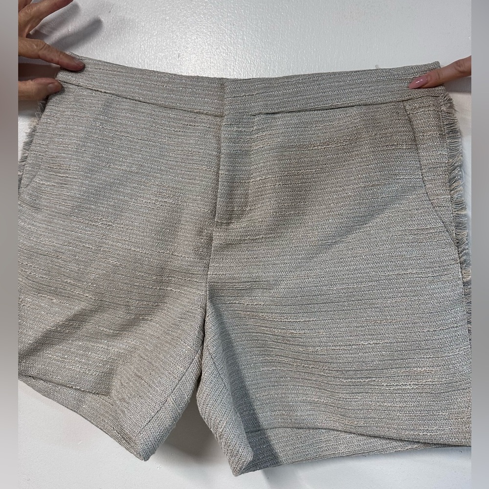 Banana Republic Beige Textured Women's Shorts